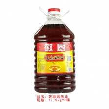 徽厨12.5kg芝麻调味油