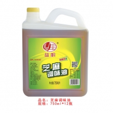 益帆750ml芝麻调味油